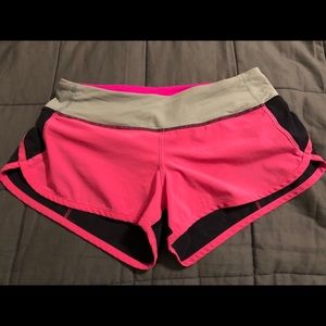 Lululemon speed shorts